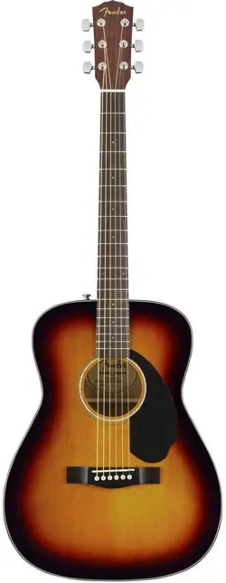 FENDER CC-60S CONCERT ACOUSTIC GUITAR, WITH 2-YEAR WARRANTY, 3-COLOR SUNBURST