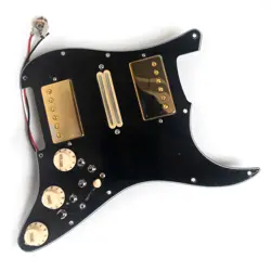 HSH PREWIRED LOADED PICKGUARD AINICO 5 HUMBUCKER PICKUPS FOR FENDER STRAT GUITAR