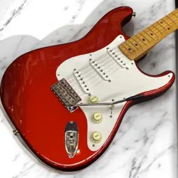 FENDER JAPAN ST-62 R0 STRATOCASTER CANDY APPLE RED USED, CLASSIC SOUND