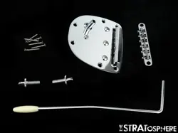 FENDER SQUIER J MASCIS JAZZMASTER, TREMOLO + WHAMMY BAR VIBRATO BRIDGE CHROME