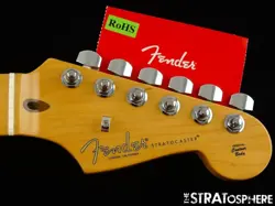 FENDER AMERICAN PROFESSIONAL II STRAT NECK W/ TUNERS USA ROLLED, MAPLE