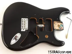 FENDER PLAYER II STRATOCASTER BODY + HARDWARE STRAT ALDER BLACK