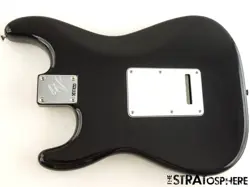 STRAT ALDER BLACK