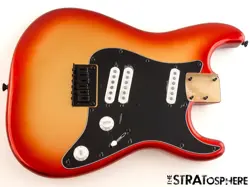 FENDER SQUIER CONTEMPORARY SPECIAL HT STRAT, LOADED BODY, SUNSET METALLIC.