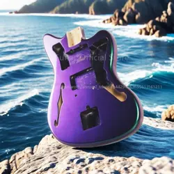 CHAMELEON JAZZMASTER THINLELECTRIC GUITAR ALDER BODY WITH SEMI-HOLLOW FOR FENDER