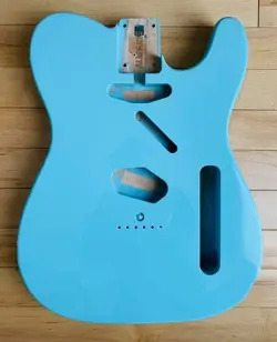NEW - ALLPARTS FENDER LICENSED TELECASTER BODY, ALDER - SONIC BLUE , #TBF-SB