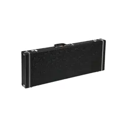 NEW FENDER WAYLON JENNINGS STRAT/TELE CASE - BLACK TOOLED LEATHER