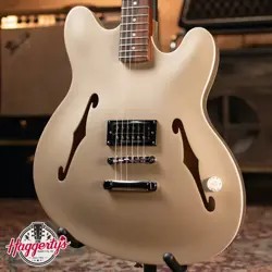 FENDER TOM DELONGE STARCASTER, ROSEWOOD FINGERBOARD - SATIN SHORELINE GOLD