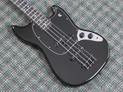 2019 FENDER LIMITED EDITION BLACKOUT MUSTANG BASS! W/GRETSCH GIGBAG