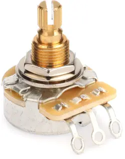 FENDER 500K SPLIT SHAFT POTENTIOMETER - VOLUME OR TONE (3-PACK) BUNDLE