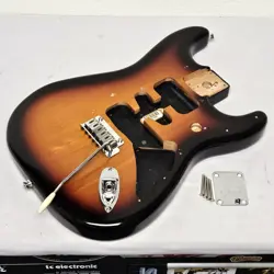 2021 FENDER PLAYER PLUS STRATOCASTER BODY + HARDWARE - 3 TONE SUNBURST STRAT
