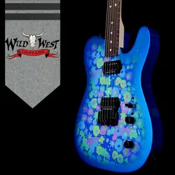 FENDER CUSTOM SHOP KYLE MCMILLIN MASTERBUILT TELECASTER HH NOS BLACK FLOWER 7.45