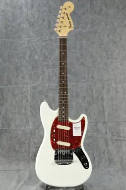 NEW FENDER MADE IN JAPAN TRADITIONAL 60S MUSTANG ROSEWOOD OLYMPIC WHITE GUITAR