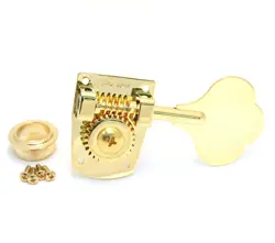 (4) HIPSHOT HB7 GOLD CLASSIC BASS TUNERS FOR MEXICAN FENDER & SQUIER P/JAZZ®