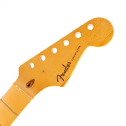 FENDER AMERICAN ULTRA II STRATOCASTER NECK MAPLE UNCUT NUT FINISH ON FRETS