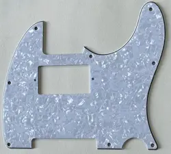 WHITE PEARL PICKGUARD FIT FENDER TELECASTER 8-HOLE HUMBUCKE STYLE GUITARPARTS