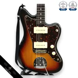 FENDER JAPAN JAZZMASTER ELECTRIC GUITAR 3TONE SUNBURST  WITH SOFT CASE