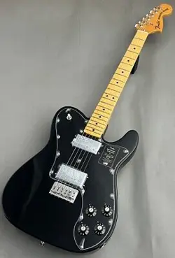 FENDER AMERICAN VINTAGE II 1975 TELECASTER DELUXE BLACK V14838 3.85KG