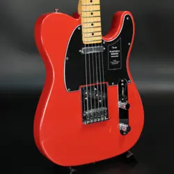 NEW FENDER MEXICO / PLAYER II TELECASTER MAPLE CORAL RED S/N MX24043357 GUITAR