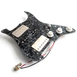 PREWIRED LOADED PICKGUARD WITH HSH AINICO 5 HUMBUCKER PICKUPS FOR FENDER GUITAR