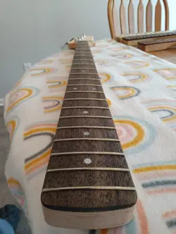 SQUIER BY FENDER PRECISION BASS P-BASS ELECTRIC GUITAR NECK WITH TUNERS 