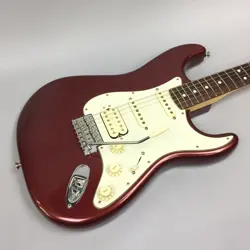 FENDER AMERICAN PERFORMER STRATOCASTER HSS AUBERGINE USED ALDER BODY W/SOFT CASE