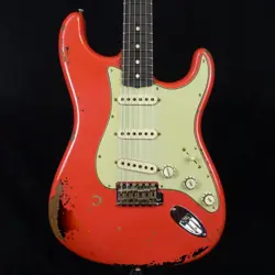ELECTRIC GUITAR FENDER CUSTOM SHOP MICHAEL LANDAU 1963 STRATOCASTER RELIC FIESTA
