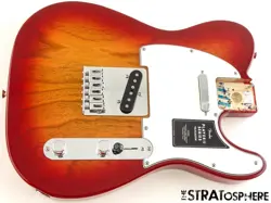 FENDER PLAYER II TELECASTER TELE LOADED BODY CHAMBERED ASH AGED CHERRY BURST