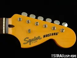 FENDER SQUIER CLASSIC VIBE 60S MUSTANG GUITAR NECK & TUNERS GUITAR LAUREL