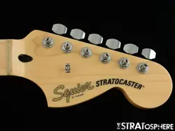 FENDER SQUIER AFFINITY SERIES STRAT NECK + TUNERS, GUITAR STRATOCASTER, MN MAPLE
