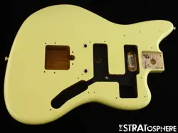 FENDER PLAYER II JAGUAR SERIES BODY, MODERN GUITAR PARTS ALDER HIALEAH YELLOW