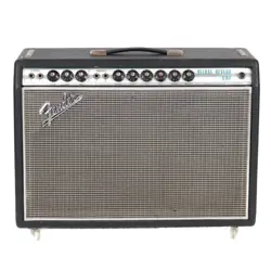USED  FENDER DELUXE REVERB AMP AB763 SILVER FACE DRIP EDGE 1968 GUITAR COMBO