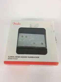 OPEN BOX FENDER CUNIFE HUMBUCKER BRIDGE PICKUP, CHROME