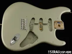 FENDER ROBERT CRAY STRAT HARDTAIL BODY   HARDWARE, STRATOCASTER INCA SILVER