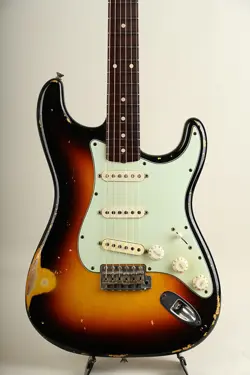 FENDER CUSTOM SHOP MBS 1960 STRATOCASTER RELIC 3 COLOR SUNBURST BUILT BY JASON S