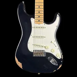 FENDER CUSTOM SHOP LIMITED EDITION 1968 STRATOCASTER RELIC AGED BLACK W/CASE