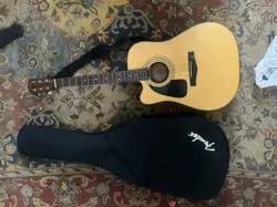 FENDER GUITAR WITH STRAP & CASE