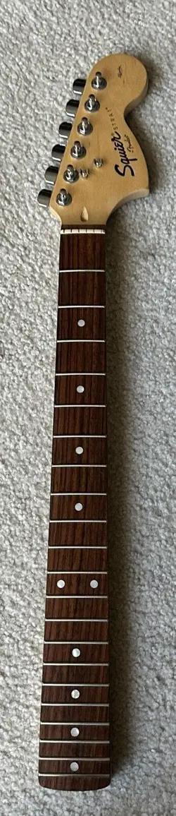 2009 FENDER SQUIER AFFINITY STRATOCASTER NECK 70'S STYLE HEADSTOCK VERY GOOD!