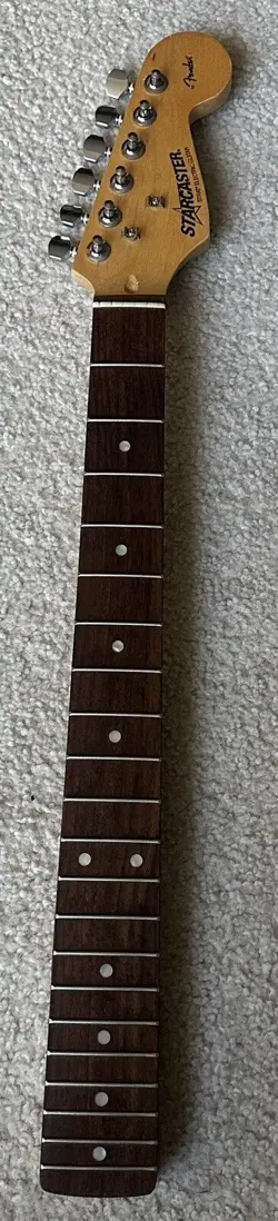 2011 FENDER STARCASTER STRATOCASTER NECK 60'S STYLE HEADSTOCK ROSEWOOD VERY GOOD