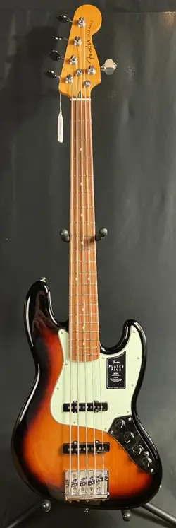 FENDER PLAYER PLUS ACTIVE JAZZ BASS V 5-STRING BASS GUITAR 3-TONE SUNBURST