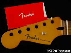 LEFTY FENDER PLAYER PLUS SERIES STRATOCASTER STRAT NECK, MODERN C, PAU FERRO!