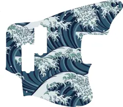 WD CUSTOM PICKGUARD FOR FENDER MODERN PLAYER JAGUAR BASS #GT02 JAPANESE WAVE ...