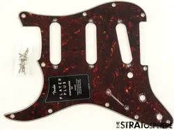 LEFTY FENDER PLAYER PLUS SERIES STRATOCASTER STRAT TORTOISE PICKGUARD, GUITAR