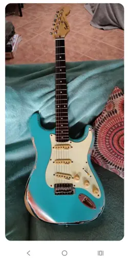 2008 SQUIER SE RELIC STRAT STRATOCASTER BY FENDER