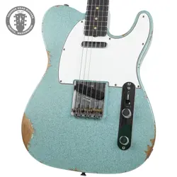 2024 FENDER CUSTOM SHOP LTD '61 TELECASTER RELIC AGED DAPHNE BLUE SPARKLE
