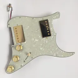 HH PREWIRED LOADED PICKGUARD AINICO 5 HUMBUCKER PICKUPS FOR FENDER STRAT GUITAR