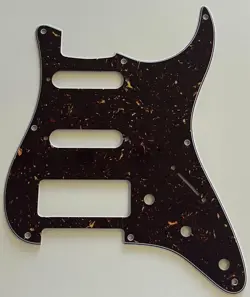FOR FIT FENDER 8 HOLE STRATOCASTER S S P90 PICKUPS GUITAR PICKGUARD BROWN