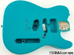 FENDER AMERICAN PROFESSIONAL II TELECASTER BODY GUITAR PARTS TELE MIAMI BLUE
