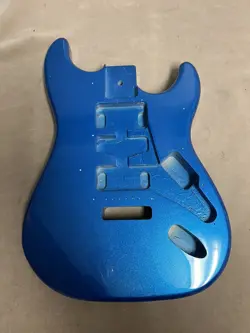 ELECTRIC GUITAR BODY FOR FENDER ST STRAT GUITAR ACCESSORY DIY METAL BLUE POPLAR
