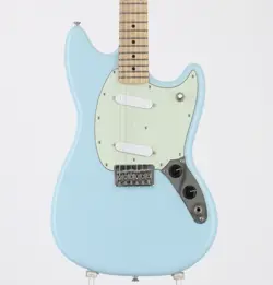 ELECTRIC GUITAR FENDER PLAYER MUSTANG MAPLE SONIC BLUE ALDER BODY USED